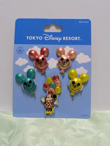 [ 새상품 ] 디즈니 미키 벌룬 핀 배지 디즈니씨 랜드
