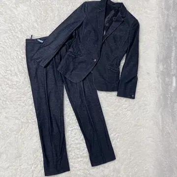 슈트 셀렉트 팬츠 셋업 데님풍 스트레치