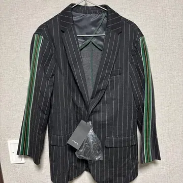 미사용 ZARA 스트라이프 테일러드 자켓 L