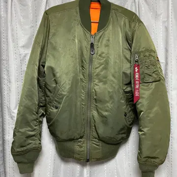 새상품급 Alpha Industries MA-1 플라이트 자켓 카키