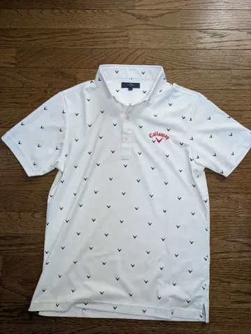 캘러웨이 화이트 피케 셔츠