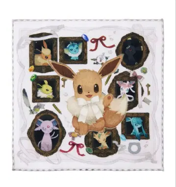 포켓몬 센터 이브이 컬렉션 핸드 타월 이브이 손수건