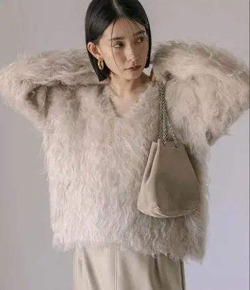 리브 드와 샤기 니트