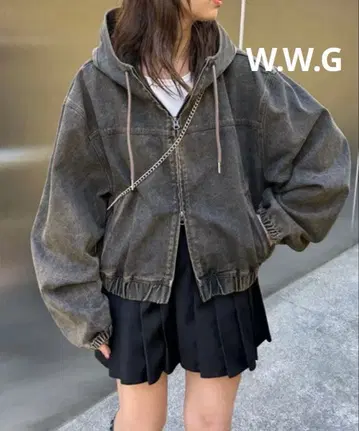 WHO'S WHO gallery 데님 자켓