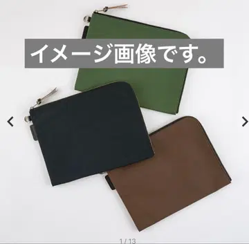 호보니치 tragen 플랫 파우치 A5 사이즈용 블랙