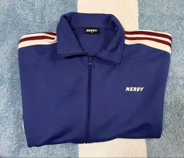 NERDY 블루 스트라이프 저지 M