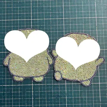 데코 부채 스톤 2세트