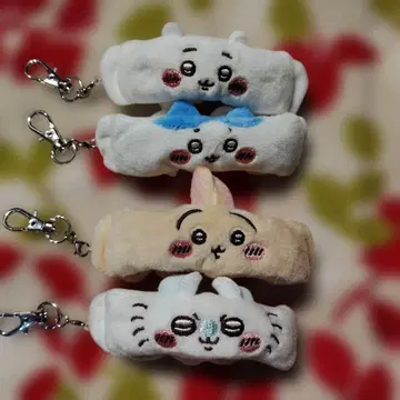 치이카와 리스트 밴드 키링 치이하치우사모모 4개 세트