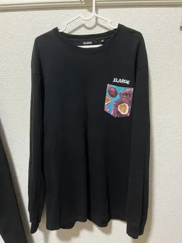 XLARGE 블랙 긴팔 T셔츠 L 사이즈