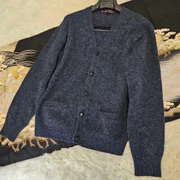 컨디션 최상 VAN V넥 가디건  엘보 패치