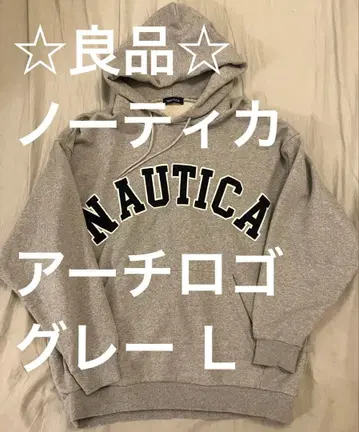 고품질 NAUTICA 노티카 아치 로고 후드티 L 사이즈 빅 실루엣