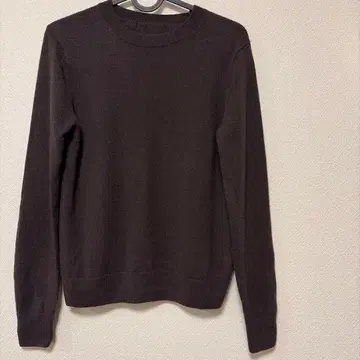 유니클로 캐시미어 니트 사이즈 S 브라운