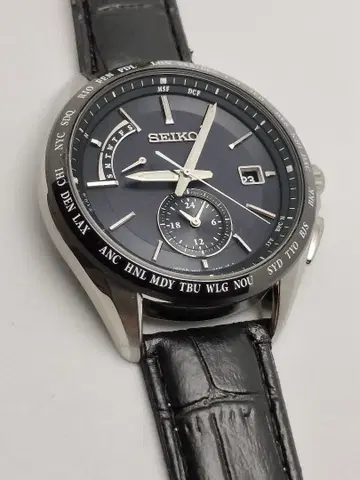 벨트 새상품 세이코 브라이츠 경량 티타늄 전파 솔라 8B63