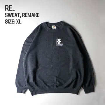 RE_ 90s 프룻 오브 더 룸 맨투맨 다크 그레이 XL