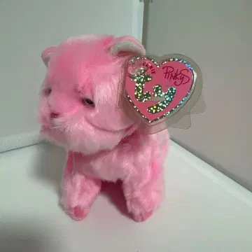 Ty Pinkys 핑크 봉제 인형 고양이