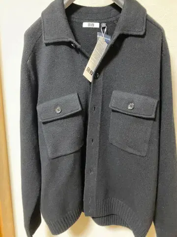 UNIQLO U 라무 니트 자켓 XL 블랙