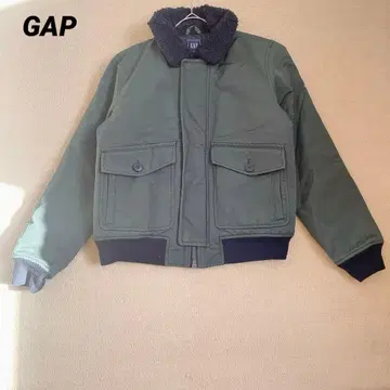 GAP 플라이트 자켓 옷깃 보아