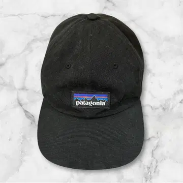 patagonia 블랙 캡 로고