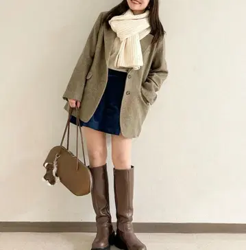 URBAN RESEARCH 울 멜란지 오버 자켓