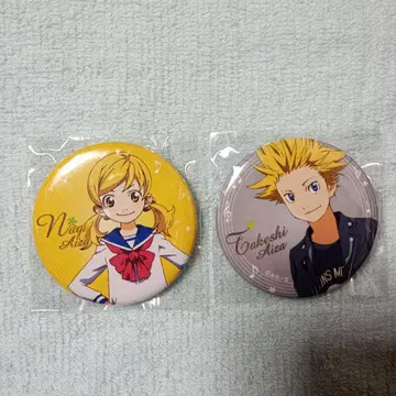 4월은 너의 거짓말 아이자 나기 아이자 타케시 캔뱃지 2개