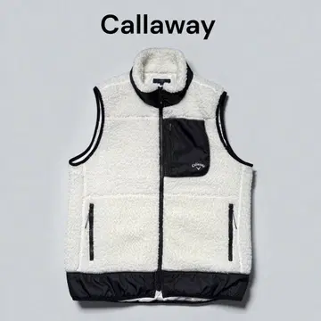 Callaway 플리스 베스트 화이트/블랙