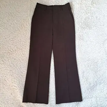 24AW 프레임워크 세미 플레어 팬츠 센터 프레스 스트레치 일본제