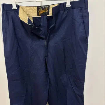 Richard K 네이비 슬랙스 여성용 패션 [ L ]