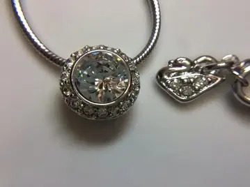 A-75 스와로브스키 크리스탈 목걸이 큐빅 SL 박스 포함