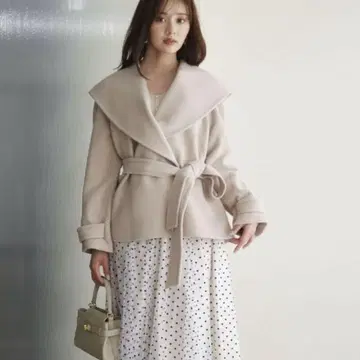 프로포션 바디 드레싱 숏 기장 가운 코트 S