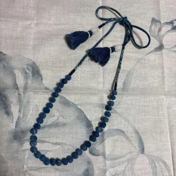 45R 네이비 나염 벨벳 목걸이 귀한 인기 완판템 /45rpm