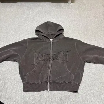 BLESS U pigment zip hoodie