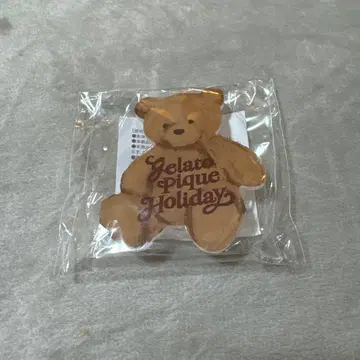 Gelato Pique Holiday 스마트폰 그립 곰 모양 캡슐 토이