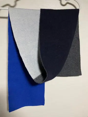 울 머플러 45R 바이컬러