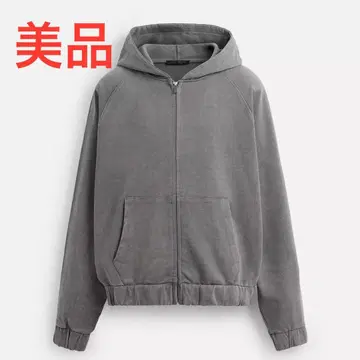 ZARA 자라 워시 가공 집업 후디 후드티 새상품급 L