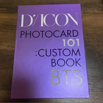 BTS D'ICON PHOTOCARD 101 : CUSTOM BOOK