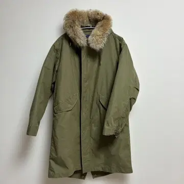 SHIPS 올리브 모즈 코트 38