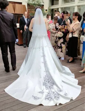 웨딩 드레스 그로브 베일 세트