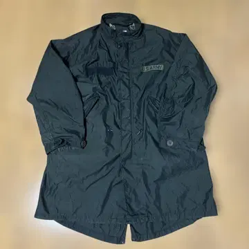 m65 피쉬테일 후드티 모즈 코트 overdye 블랙염색 S사이즈