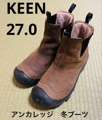 KEEN 킨 앵커리지 부츠 27.0 브라운 겨울용