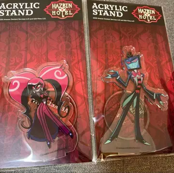 새상품 해즈빈 호텔 아크릴 스탠드 벨벳 복스