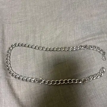 실버 체인 목걸이 패션 액세서리