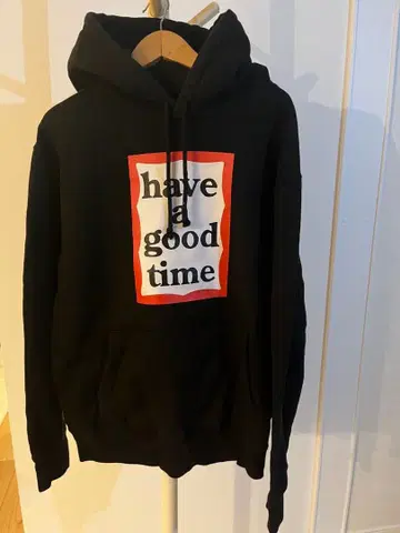 have a good time 블랙 후드티 M