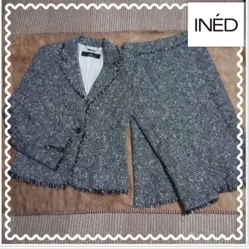 INED 이네드 라메 트위드 수트 셋업