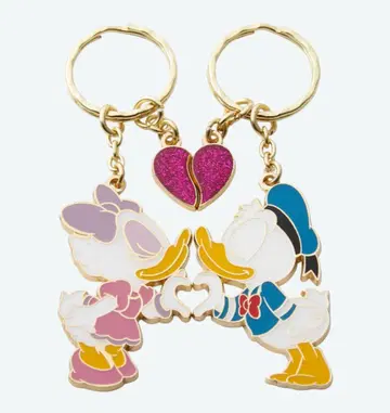 도널드 덕 데이지 덕 키링