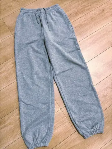 스웨트 팬츠 그레이 블랙 2 착용 세트 유니클로 XS