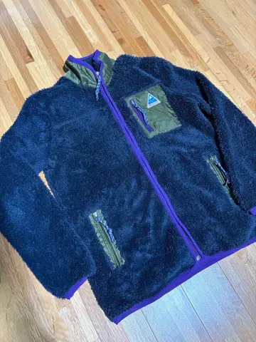 Cape HEIGHTS 케이프 하이츠 플리스 자켓 네이비 보라색 XS