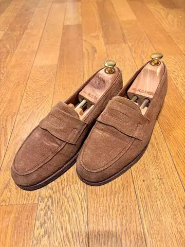 존 롭 John Lobb 로페스 6h EE 스웨이드 로퍼