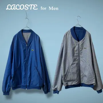 70년대 프랑스제 CHEMESE 라코스테 블루종 리버서블 XL
