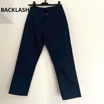 [ 백러쉬 ] 스트레이트 팬츠 테이퍼드 네이비 캐주얼 남성용