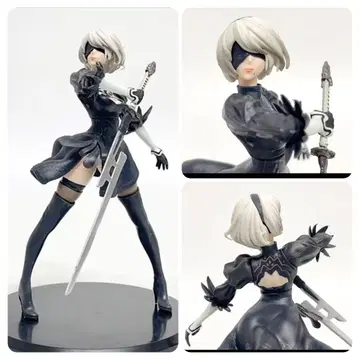 니어 오토마타 2B 스탠딩 포즈 블랙 피규어 새상품급